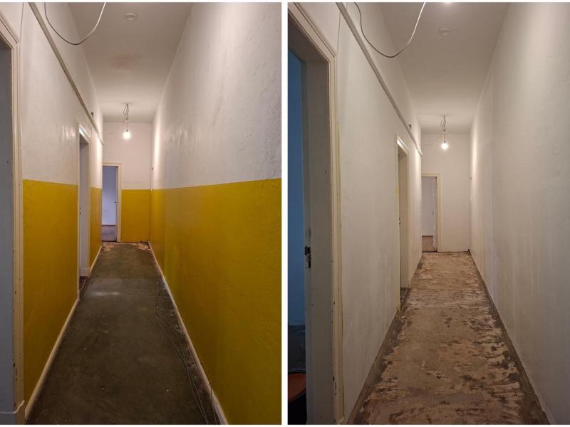 ungedämmte Betondecke zum Keller